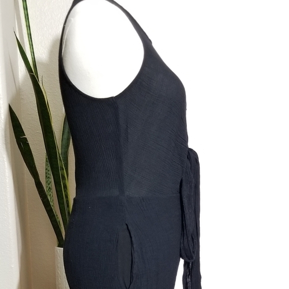 LUSH Black Sleeveless Jumpsuit Rompers,  Medium - Picture 9 of 11